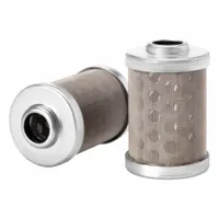 Cartridge fuel filter with 1/2 in inside diameter and 1 3/8 in outside diameter. Removes contaminants from diesel fuel to protect engine fuel systems in construction equipment applications