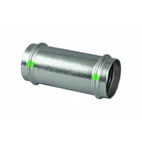 VIEGA PROPRESS Crimp Coupling Fitting: 3/4 in CTS x 3/4 in CTS Size, Straight, Press-fit x Press-fit (MPN 80315)