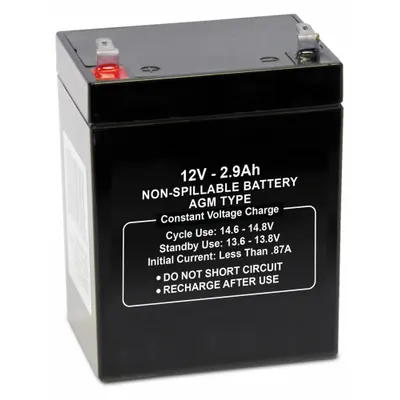 OEM Sealed Lead Acid Battery: 12V DC - AGM Sealed Lead Acid Batteries