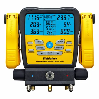 FIELDPIECE SM382V Digital Wireless Manifold Gauge Kit for R-455A - Digital Wireless Manifold Gauge Kits