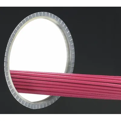 PANDUIT Grommet Edging: Polyethylene, Natural, 0.21 in Wd, 0.22 in Dp, 0.144 in Max. Panel Thick - Slotted Grommet Edging