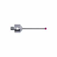 INSIZE M5 Stylus: CMM Straight Stylus, Ball, Straight, 0.197 in Ruby Ball Tip, M5 Stem Thread Size (MPN ISQ-01-5050-100SCR)