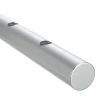 PBC LINEAR Linear Shaft: 1 1/2 in Shaft Dia, 24 in Lg, Ceramic Coated, Aluminum Alloy (MPN CCPDL24-024.000)