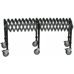 This steel conveyor accessory is designed for use with the FSI Transporter Backboard. It includes locking casters and rollers to facilitate smooth patient movement during medical transport. The gray finish and 1 1/2 ft length suit standard conveyance applications.