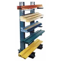 JARKE Cantilever Rack: Starter, Heavy-Duty, 81 1/2 in x 49 in x 10 ft, Straight Arm, 1 Usable Sides (MPN SC-10J)