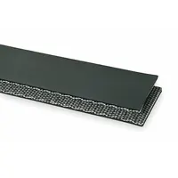 Low-Stretch Multi-Ply Conveyor Belt: 18 in Belt Wd, 11/64 in Belt Thick, 50 ft, Black, PVC, Cover (MPN 28001150)