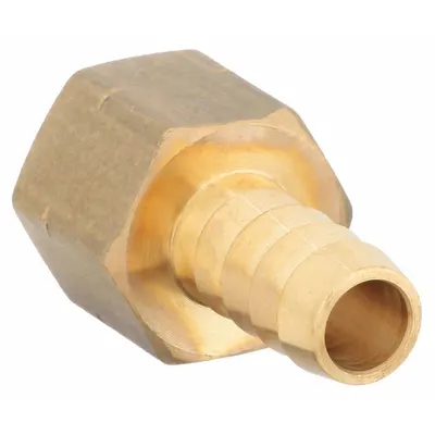 OEM Low-Lead Brass Rigid Barbed Hose Fitting - Low-Lead Brass Multipurpose (Air, Water, Chemical) Rigid Barbed Hose Fittings