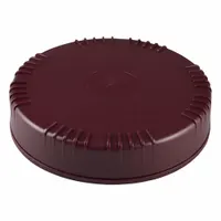 Curtec Packo Lid: Red, Polyethylene, 30 Closures Included, Colored (MPN 248749)