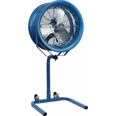 PATTERSON Portable Fan: 18 in Blade Dia, 1 Speeds, 1/2 hp Motor HP - Standard Industrial Pedestal Fans