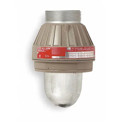 HUBBELL KILLARK Incandescent Light Fixture: 6,360 lm, T4 Temp Code, 2300K, 300 W, 120 to 277V AC - Hazardous Location Light Tanks