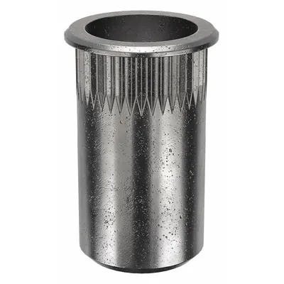 AVK Rivet Nut: #8-32 Thread Size, 31/64 in Overall Lg, 17/64 in Insert Dia - Low-Profile Twist-Resistant Rivet Nuts