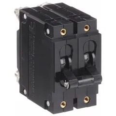 Panel Mount Circuit Breaker: 70 A Amps, 240/277V AC, 125V DC, Threaded Insert, 2.52 in Dp (MPN CA2-B0-34-670-321-D). Key specifications — Terminal Connection: #1/4-20 Stud; AC Voltage Rating: 240/277V AC; DC Voltage Rating: 125V DC; Mounting Type: Threaded Insert.