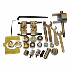 This replacement parts kit is intended for servicing 3M models 20331, 20430, 20431, 28499, 28501, 28502, 28508, 28509, 28516, and 28737. It contains components necessary for routine maintenance and repair of these tools in industrial production and maintenance settings.
