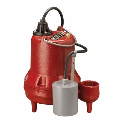 LIBERTY PUMPS Effluent Pump: 1/2 hp, 115V AC, Single Phase, 40 gpm Flow Rate @ 10' of Head - General Purpose Effluent Pumps