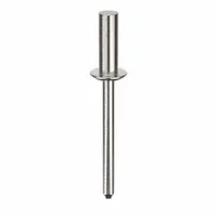 Blind Rivet,1 43/48" L,0.186" dia,PK250: Inch, 1 57/64 in Overall Lg, 37/64 in Body Lg, Dome, 250 PK (MPN AD66AH200)