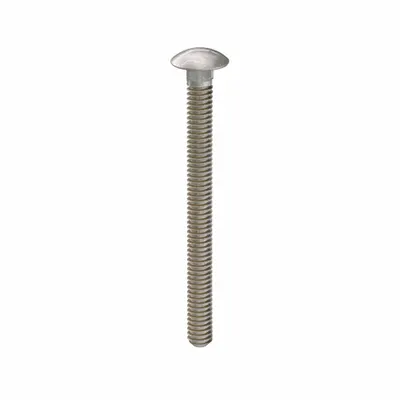 USA INDUSTRIALS Carriage Bolt: Square Neck, 1/4"-20 Thread Size, 3 in lg, Stainless Steel - 316 Stainless Steel Square Neck Carriage Bolts