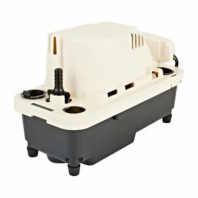 LITTLE GIANT Condensate Removal Pump: 230V AC, 5/8 gal Tank, 1/16 hp, 1.33 gpm - General-Purpose Condensate Tank Pumps