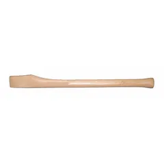 This 27-inch hickory axe handle is a replacement for axe heads up to 5 lb. Hickory construction provides strength and shock absorption. Suitable for general outdoor and industrial tool maintenance, including forestry and construction applications.