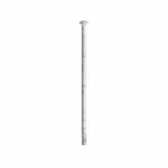 This Grade 2 steel carriage bolt features a square neck that prevents rotation during tightening, ensuring a secure, non-slip assembly. With a 1/2"-13 thread size and 14-inch length, it is suited for fastening metal to wood or metal to metal in structural framing, machinery guards, and conveyor systems. The hot-dipped galvanized finish provides corrosion resistance.