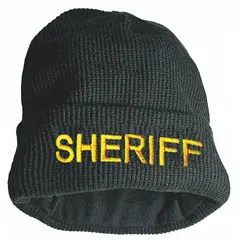 This beanie hat is constructed from acrylic knit with a fleece lining for thermal insulation. It is designed in a universal size to accommodate most head sizes. Suitable for outdoor work or casual wear in cold conditions, it provides head warmth in industrial settings such as construction sites or warehouses.