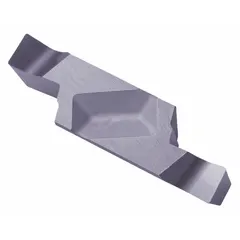 Indexable carbide insert for grooving, parting, and profiling operations on CNC lathes and turning centers. Suitable for machining steel and stainless steel in general metalworking applications.