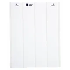 Nylon wraparound label in white, sized for 20 AWG wire gauge. Designed for permanent wire and cable identification in control panels, electrical installations, and maintenance applications. Supplied on precut sheets for convenient application.