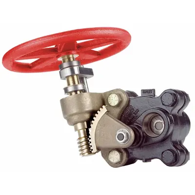 UNITED BRASS WORKS 1-1/4 in Non-Rising Stem Boiler Blow-Off Gate Valve - Non-Rising Stem Boiler Blow-Off Gate Valves