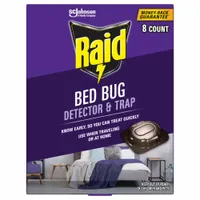 RAID Bed Bug Trap: For Use On Crawling Insects, Bait Box Trap, Indoor Use, 6 PK (MPN 674798)