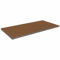 APPROVED VENDOR Workbench Top,Wood,60x30 in.,Straight: Steel, 60 in x 30 in (MPN 800XH1)