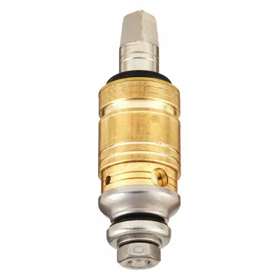 CHICAGO FAUCETS Brass Compression Faucet Cartridge, Hot/Cold, 1-100-245JKABNF - Compression Faucet Cartridges