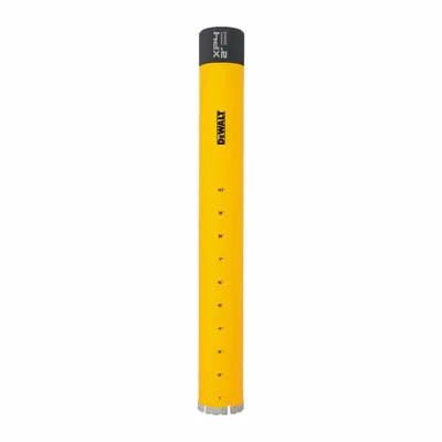 DEWALT Core Bit: 2 in Core Dia, 14 in Max Drilling Dp, 27 in Overall Lg - Diamond-Tipped Core Bits for Wet Coring