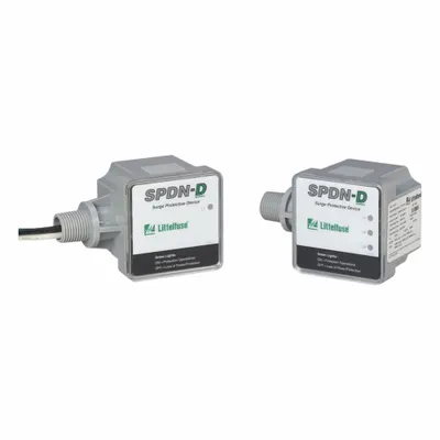 LITTELFUSE Surge Protection Device: Single Phase, 480/240V AC, 350 V AC, Polycarbonate - External Surface-Mount SPDs