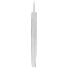Double-cut half-round file with safe edge and bastard cut pattern. 12-inch length without tang. Suitable for shaping and finishing flat and curved surfaces on soft metals.