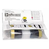 MITEE-BITE T-Slot Fixture Clamp: Brass, Smooth Face, For 8 mm T-Slot, 2 PK (MPN 50422)