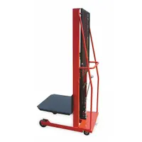 DAYTON Platform Lift Truck: 1,000 lb, 5 3/4 in to 68 in, Steel, 24 in L x 24 in W Platform