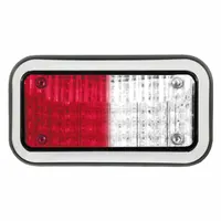 CODE 3 Perimeter Light: Emergency Vehicle Perimeter Light, Red/White, 6 W Watt, Clear, LED, IP65 (MPN 45BZRW)