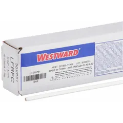 Low-fuming bronze brazing alloy, type RBCuZn-C, flux-coated rod measuring 5/32 in x 36 in. Tensile strength 71 ksi, yield strength 64 ksi. Packaged individually (1/pk). Used for joining steel, copper, and cast iron in general fabrication and repair.