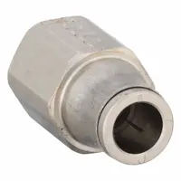 LEGRIS Push-Fit Adapter Fitting: 8 mm OD x 1/4 in Pipe Size, Push-to-Connect x FBSPP, Brass, Silver (MPN 3614 08 13)
