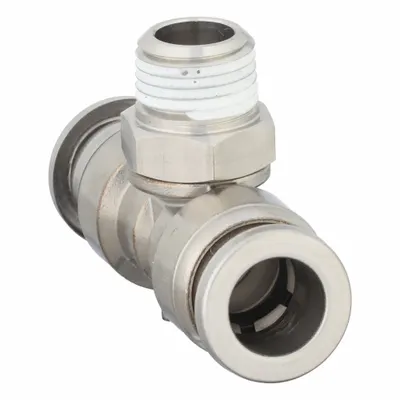 SMC Stainless Steel Tube Fitting Tee - Stainless Steel Tube Fittings