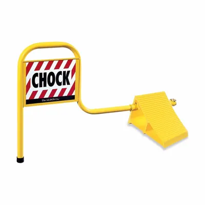 ALDON 4012-02 Lightweight Cold-Resistant Aluminum Wheel Chock - Lightweight Cold-Resistant Aluminum Wheel Chocks