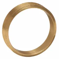 Bronze adapter for transitioning from 1-1/4 in CTS copper tube to 1-1/4 in male NPT threaded pipe. Used in drain, waste, and vent systems for sweat-to-threaded connections