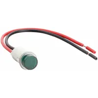 DAYTON Raised Panel Light: 12 mm Panel Mounting Hole Dia, LED, Raised Head (MPN 22NY56)