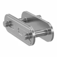 TSUBAKI Attachment Link: Attachment, Stainless Steel Conveyor Chains For Chain, D-1, C2040, Plain (MPN C2040ASD1CL)