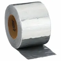 Roof Repair Tape: 4 in W, 50 ft L, 20 mil Thick, Silver, For All Materials Except Silicone (MPN AS-4-50R)