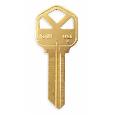 KABA ILCO Key Blank: Compatible with Kwikset Locks, Key ID # 1176, 5 Pins - Door Lock Key Blanks
