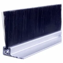 AMERICAN GARAGE DOOR SUPPLY Brush Seal: 90° Angle, Nylon, 1 1/2 in Brush Lg, 1 1/8 in Holder Lg (MPN BN911815-94). Key specifications — Brush Material: Nylon; Includes: Galvanized Self-Drilling Mounting Screws; Width Type: Single; Brand: AMERICAN GARAGE DOOR SUPPLY.