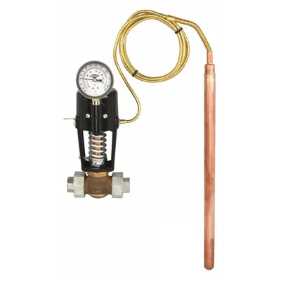 SPENCE Direct Acting Temperature Regulator: For Steam Media, 3/4 in Pipe Connection Size - Direct-Acting Temperature Regulators