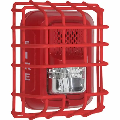 SAFETY TECHNOLOGY INTERNATIONAL STI-9764-R Wire Cage Alarm Guard - Guards for Alarms & Wall Fixtures