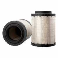 FLEETGUARD Air Filter: Round-Oval, Round, Axial Seal, 16 in Outside Dia, 9 1/8 in Inside Dia, Trucks (MPN AF27975)