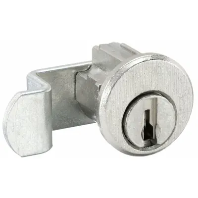 COMPX NATIONAL Cam Lock: Std Keyed Cam Lock, Keyed Different, Zinc Die-Cast, Nickel - Keyed Cam Locks
